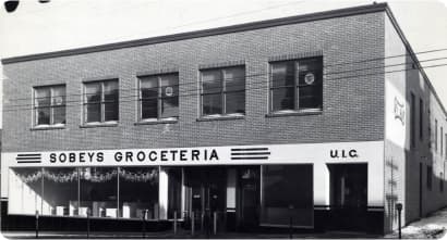 An old image of sobeys super market